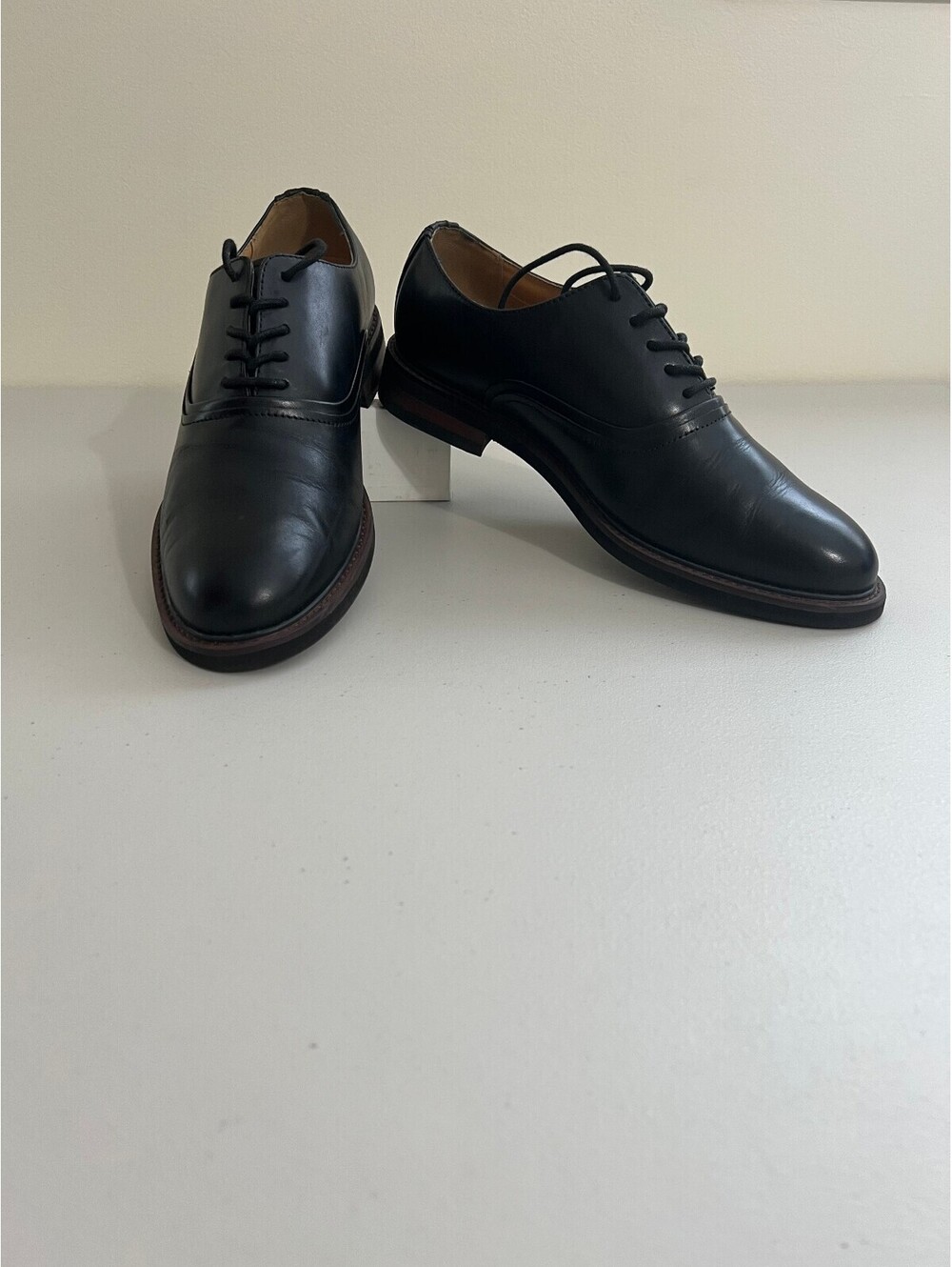 Vince Camuto Men's Osyth Plain-Toe Oxford Dress Shoe - Black , Size,9.5